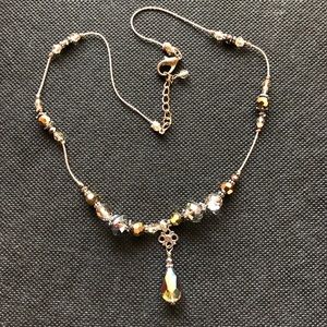 Beaded 10.5” Necklace